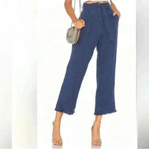 Revolve Tularosa Sophia Linen Pants in blue